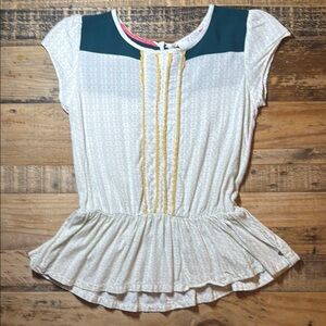 Matilda Jane Girls 435 Peplum Top size 8